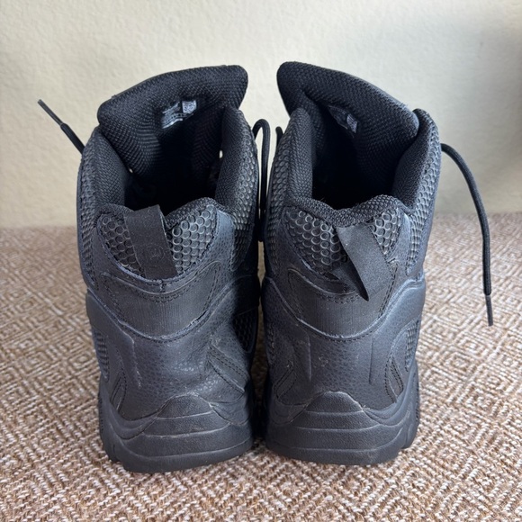Merrell Moab 2 Mid Tactical Duty Boots Men\'s Sz 13W Black Vibram Sole Outdoor